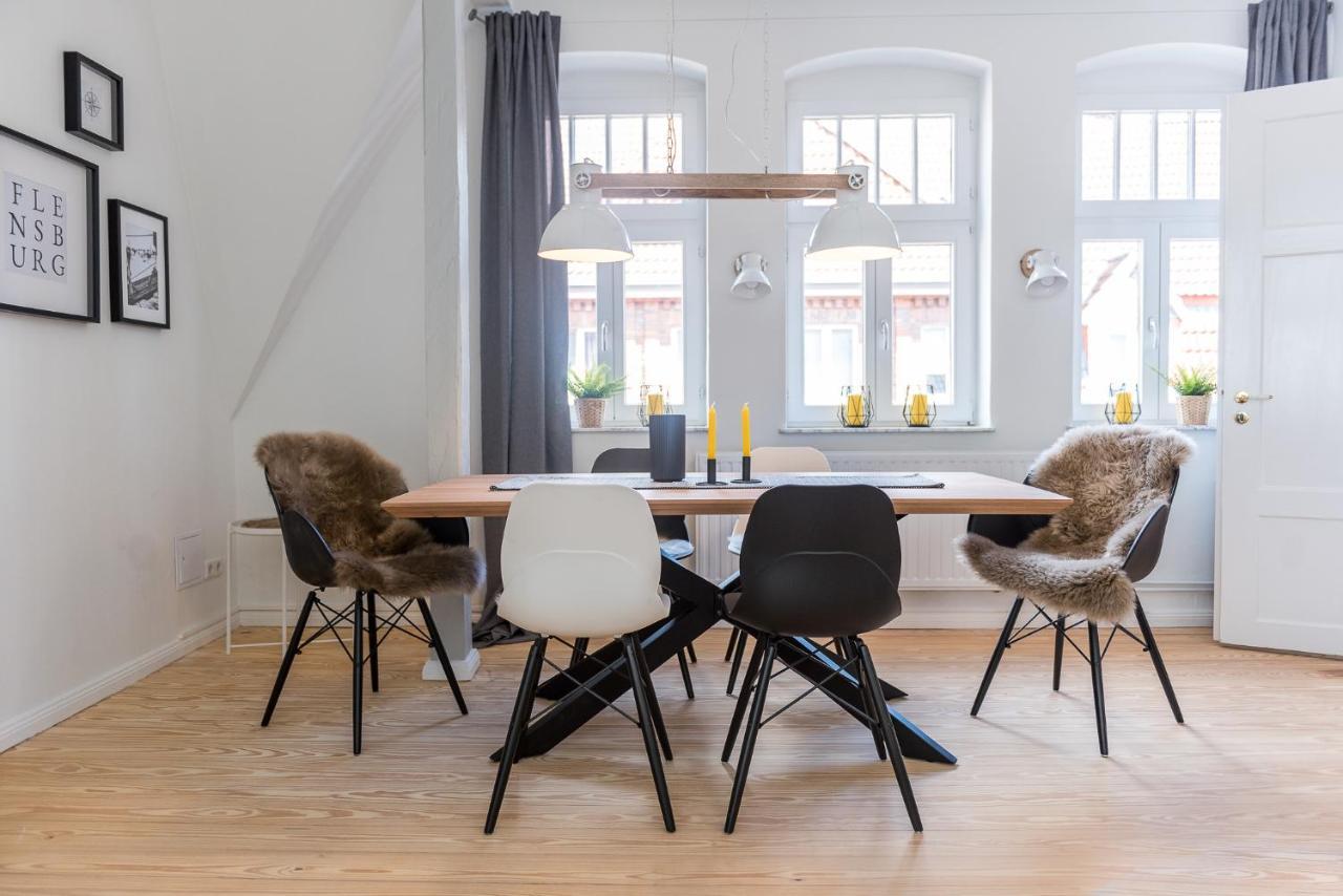 Fewo1846 - Flensburg68 - Komfortable Maisonettewohnung Fuer 6 Personen Mit Dachbalkon Im 4 Og Екстер'єр фото